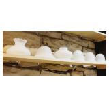 6 Vintage Lamp Shades