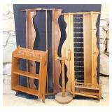 5 Wood Wares & Shelves