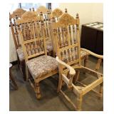 Set Of Gothic Revival Dinning Chairs