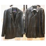 Vintage Leather Blazer & Coat