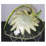 Murano Vaseline an Avventurina Bowl