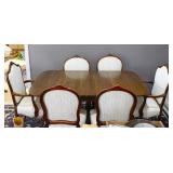 Drop-Leaf Wood Table