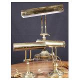 3 Brass Desk Lamps