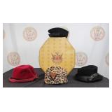 4 Vintage Hats