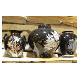 3 Oriental Vases