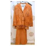 Suede Jacket & Skirt