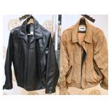 2 Vintage Leather Coats