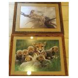 Pair of African Wildlife Prints