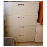 4 Drawer Steel Lateral File