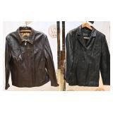 Vintage Brown & Black Leather Coats