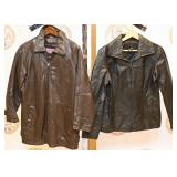 2 Vintage Leather Jackets