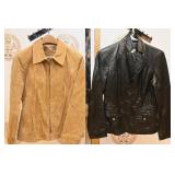2 Vintage Leather Jackets