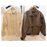 Vintage Suede Shirt & Leather Coat