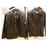 2 Vintage Leather Jackets