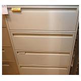 4 Drawer Steel Lateral File