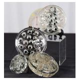 Clear Glass Flower Frogs