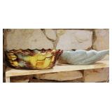 Pair Of MCM Ceramic Dishes