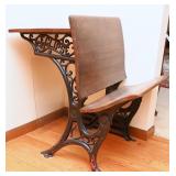 An Eclipse Iron & Wood School Desk
