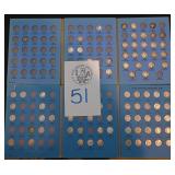 2 U.S. Mercury & Roosevelt Coin Albums