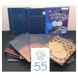 11 U.S Coin Albums Partial Contents