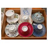 Collection Of 6 Cups & Saucers