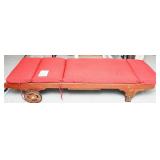 A Redwood Chaise Patio Lounge.