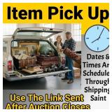 You must schedule a pick up date & time.