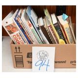 A Box Of Cookbooks