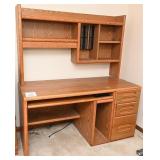 Contemporary Oak Computer Desk