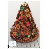A Pine Cone Lighted Christmas Tree