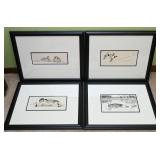 4 R.M. Mengel Prints