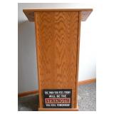 Wood Podium