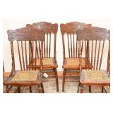 Oak Pressback Chairs