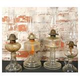 4 Kerosene Oil Lamps