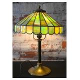 Arts & Crafts Stained Glass Table Lamp