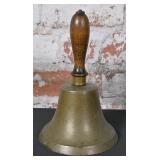 Antique Brass School Bell