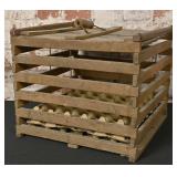 Wood Slat Egg Crate