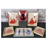 6 Silhouette Reverse Glass Plaques