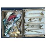 Assorted Vintage Christmas ornaments