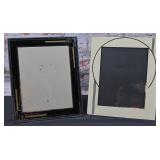 2 Art Deco Reverse Painted Frames
