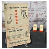 Waterloo White Hawks Baseball Memorabilia