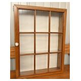Pine Display Cabinet