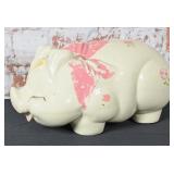 A Large Art Pottery Piggy Bank