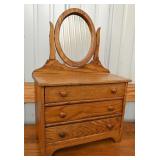Doll Sized Oak Dresser