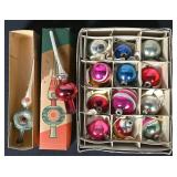 Vintage Glass Christmas Ornaments