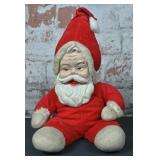 Vinyl Faced Plush Santa