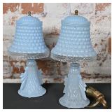 Pair Of Matching Boudoir Lamps