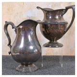 2 Silverplate Pitchers