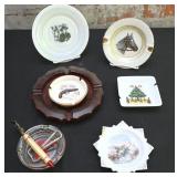 Vintage Ashtrays & Dishes
