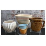 5Pc Vintage Stoneware
